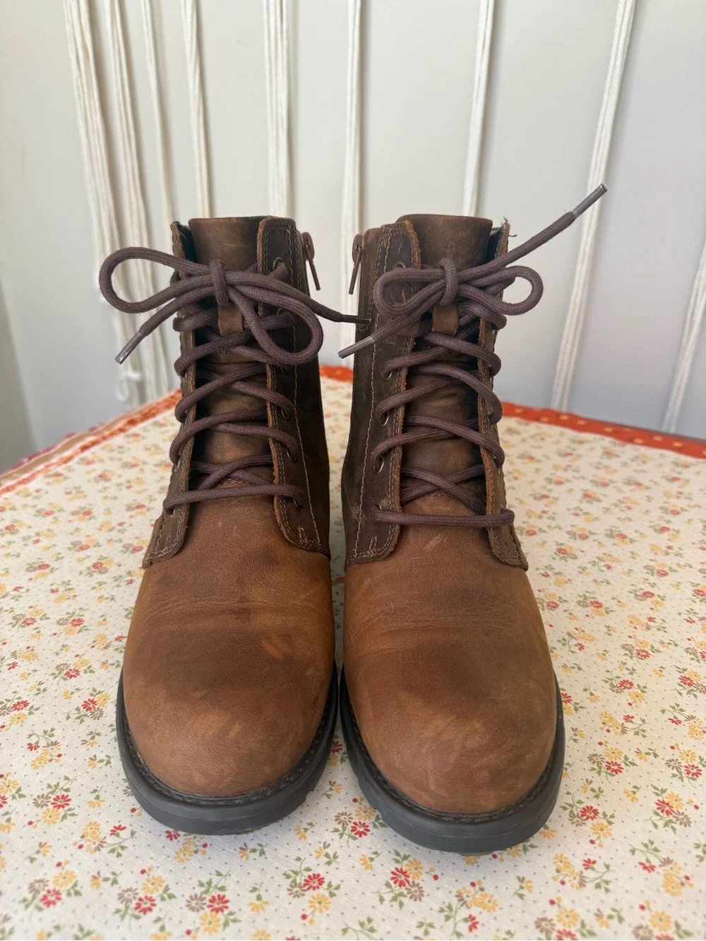 Clark’s Women’s Lace-Up Leather Boots